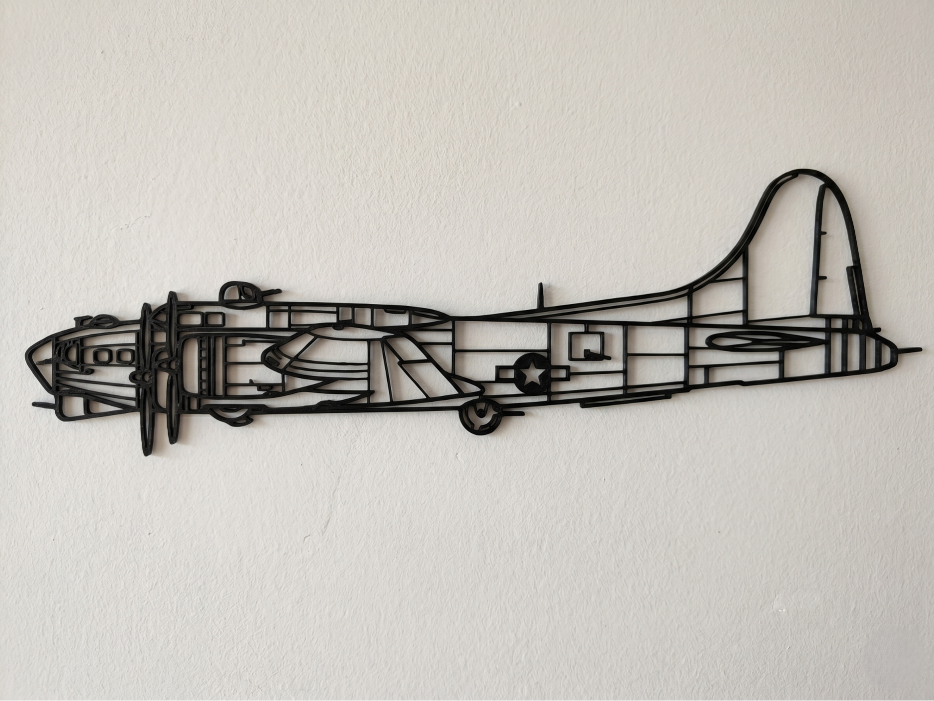 Boeing B-17 Flying Fortressw Complex Wall Art