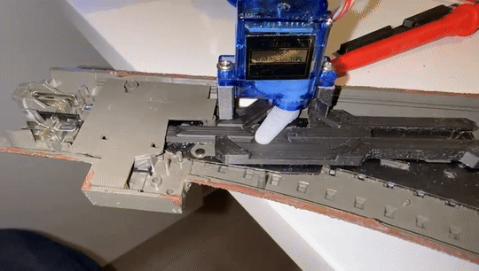 Marklin c-rail switch servo holder