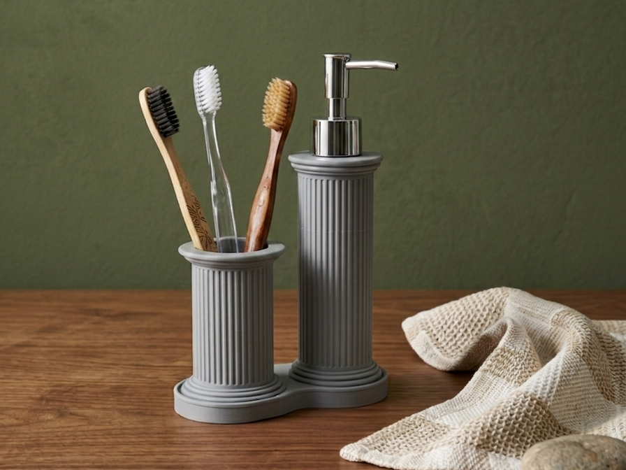 Modern and Classic Bathroom Organizer Set