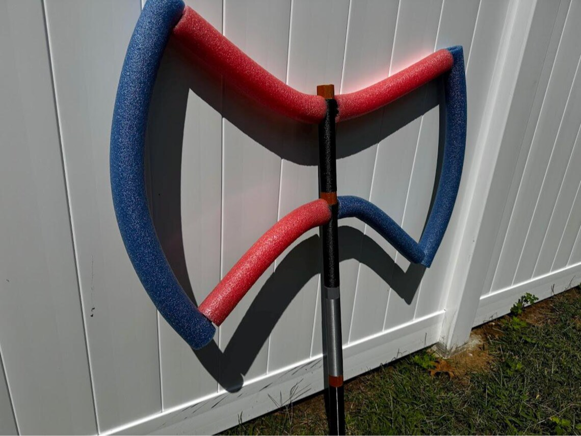 Pool Noodle Battle Axe - Two Handed