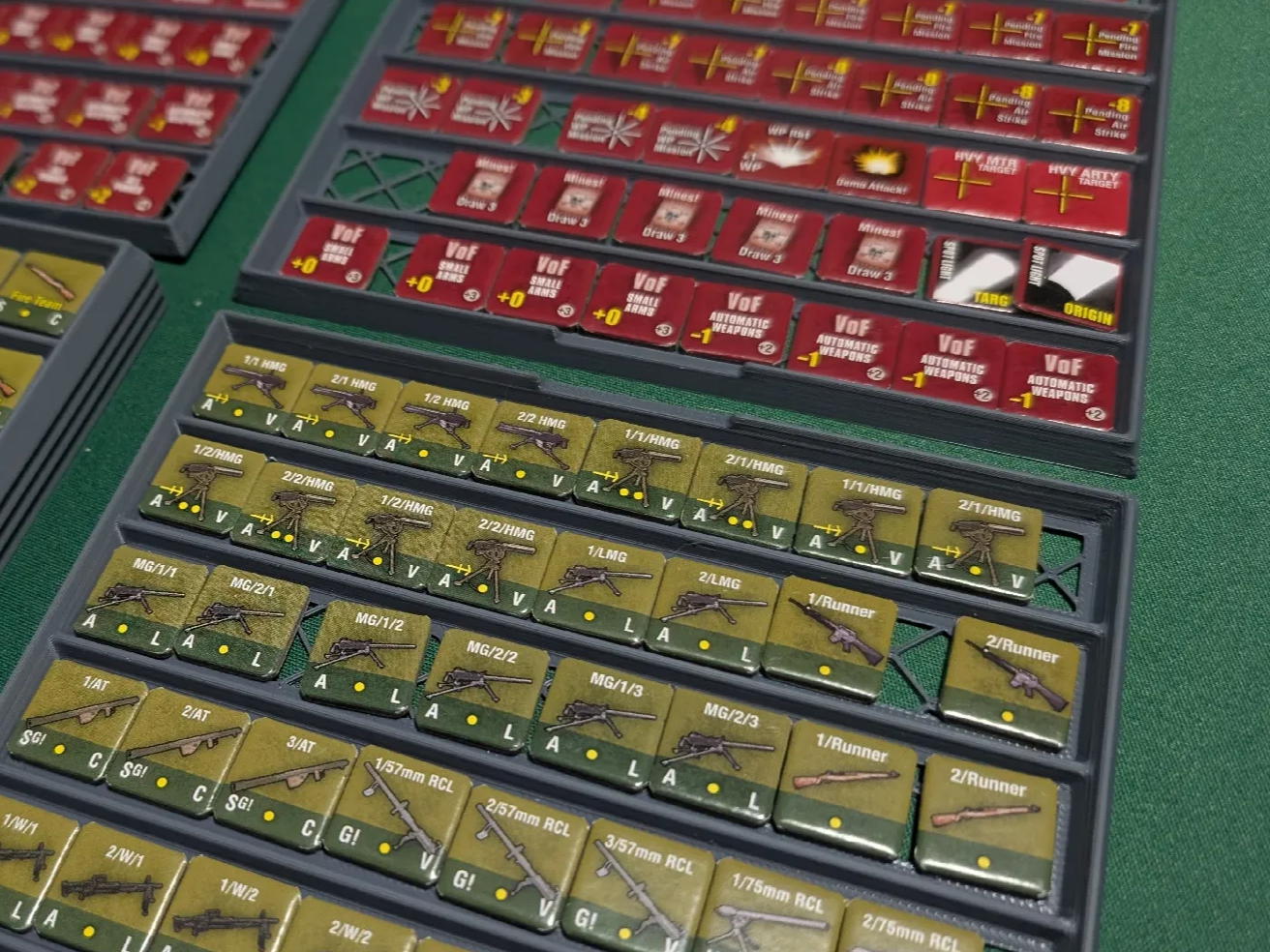 Counter Trays - Fields of Fire, Combat Commander