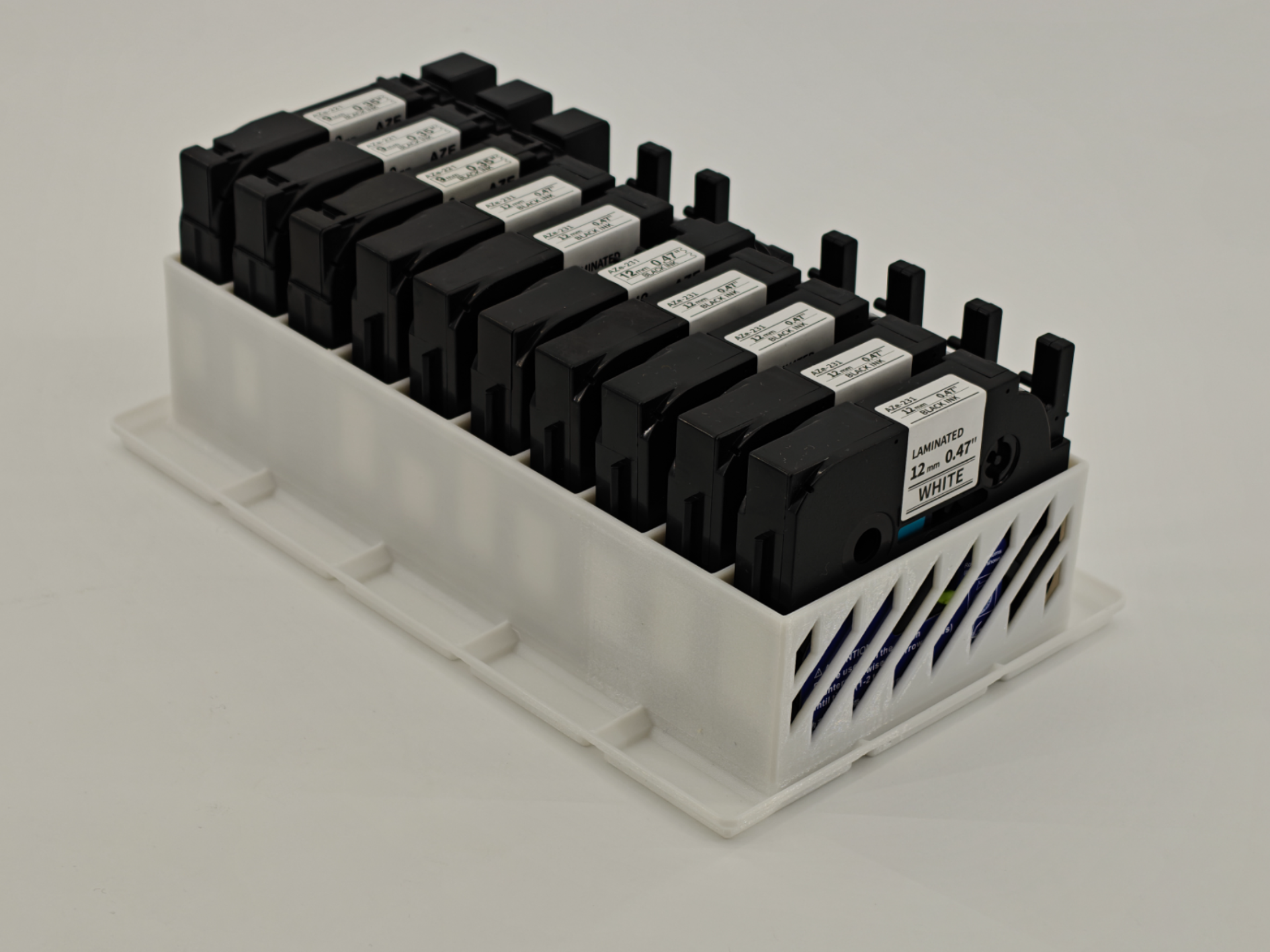 Gridfinity Brother AZe TZe tapes holder 5x3x1
