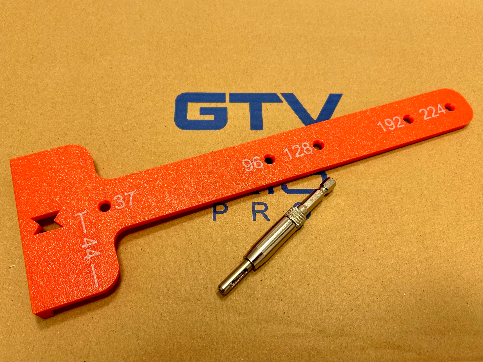GTV Axis Pro Drawer Rail Template