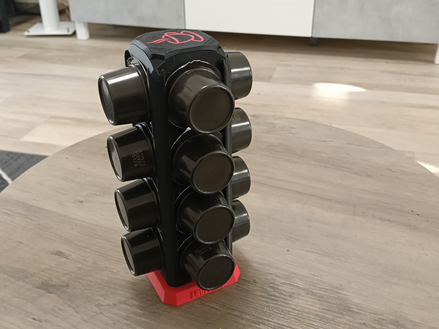 Capsule holder Lavazza in Black