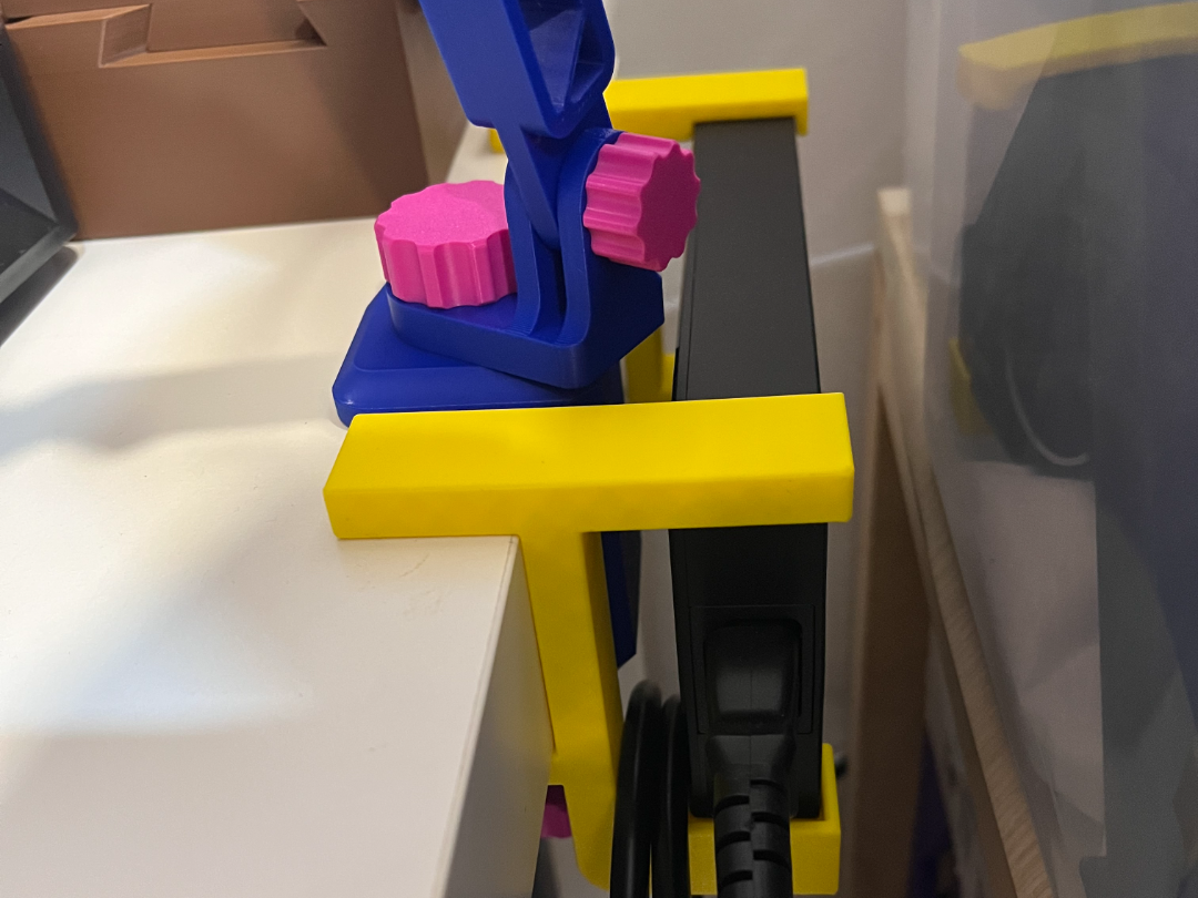 IKEA-Lack AC power adapter bracket