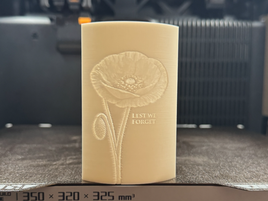 ANZAC Commemorative Lithophane – “Lest We Forget”