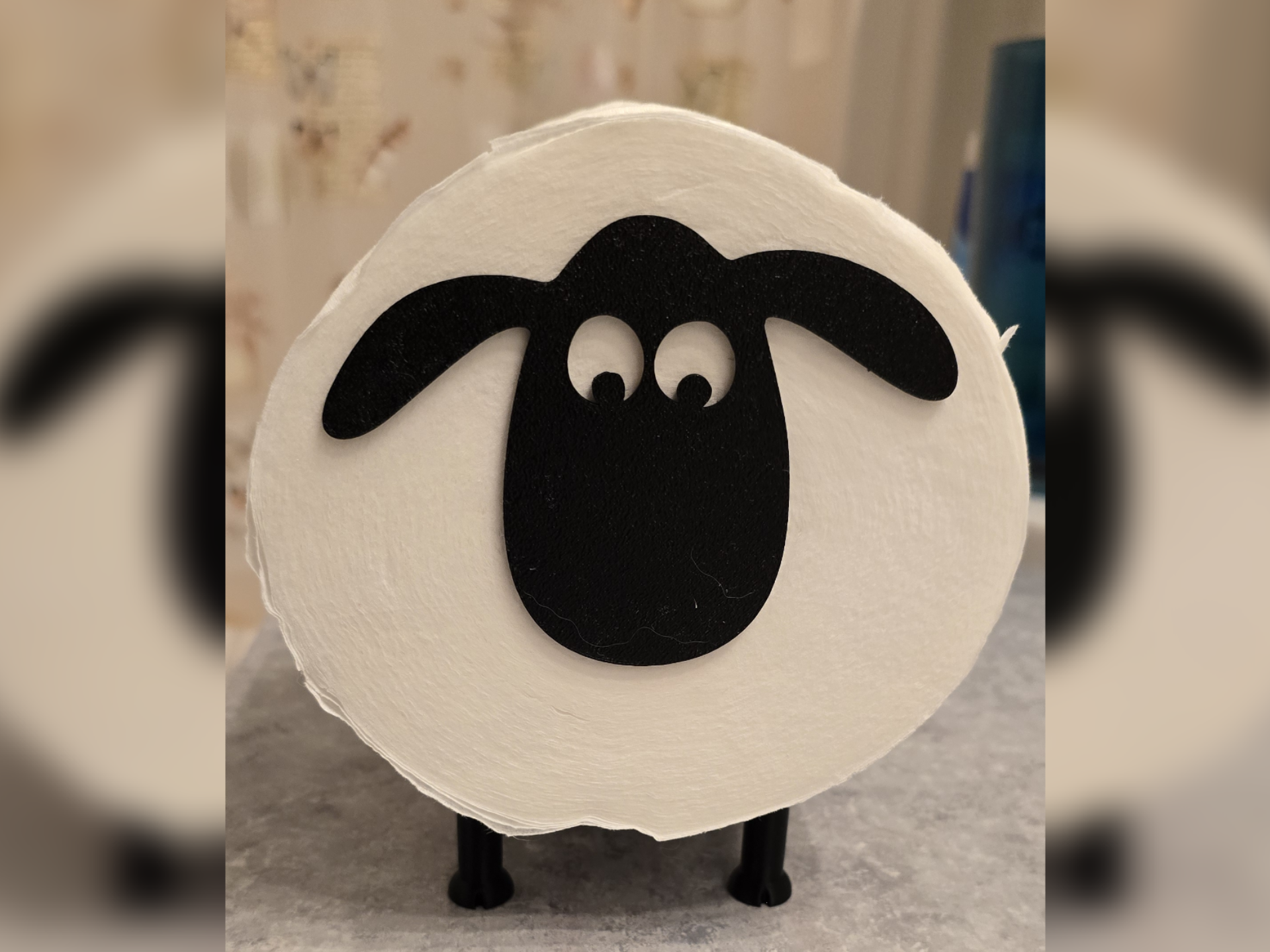 Toilet Paper Sheep - No Glue or Screws