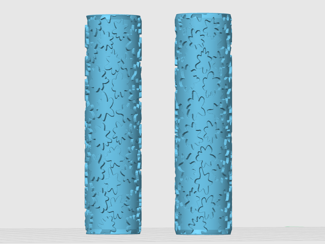 Floral Polymer Clay Texture Rollers