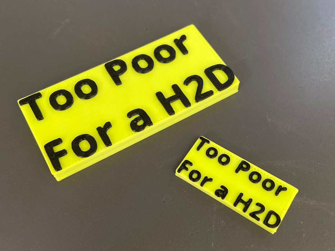 Too Poor for h2D