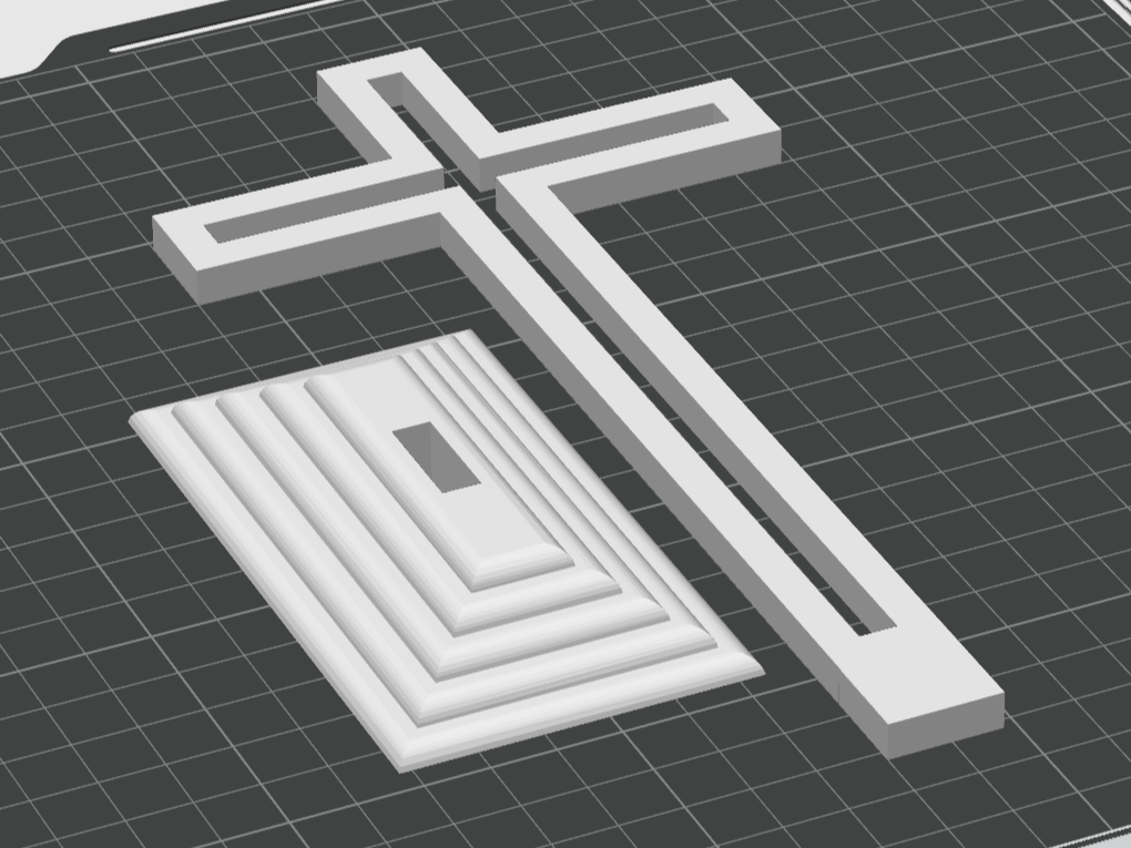 Table cross 2 pieces (1hr print)