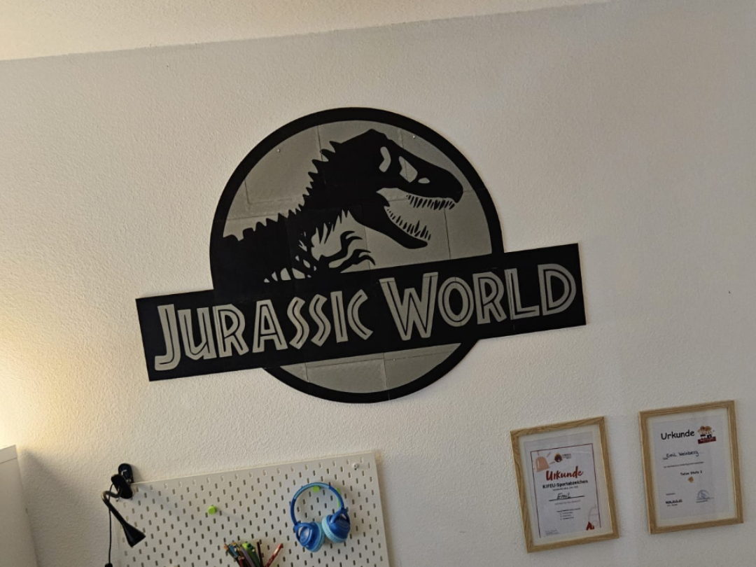 Jurassic World Wanddeko