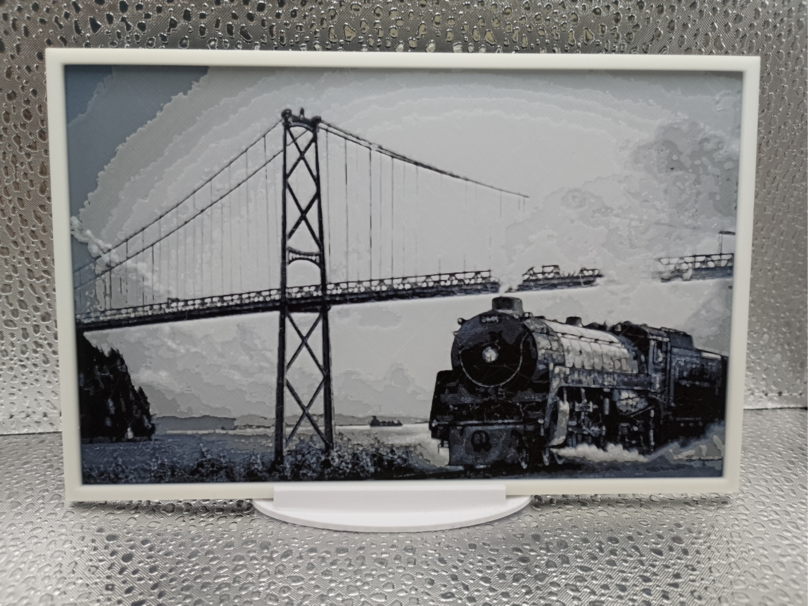 Royal Hudson under Lions Gate Bridge hueforge