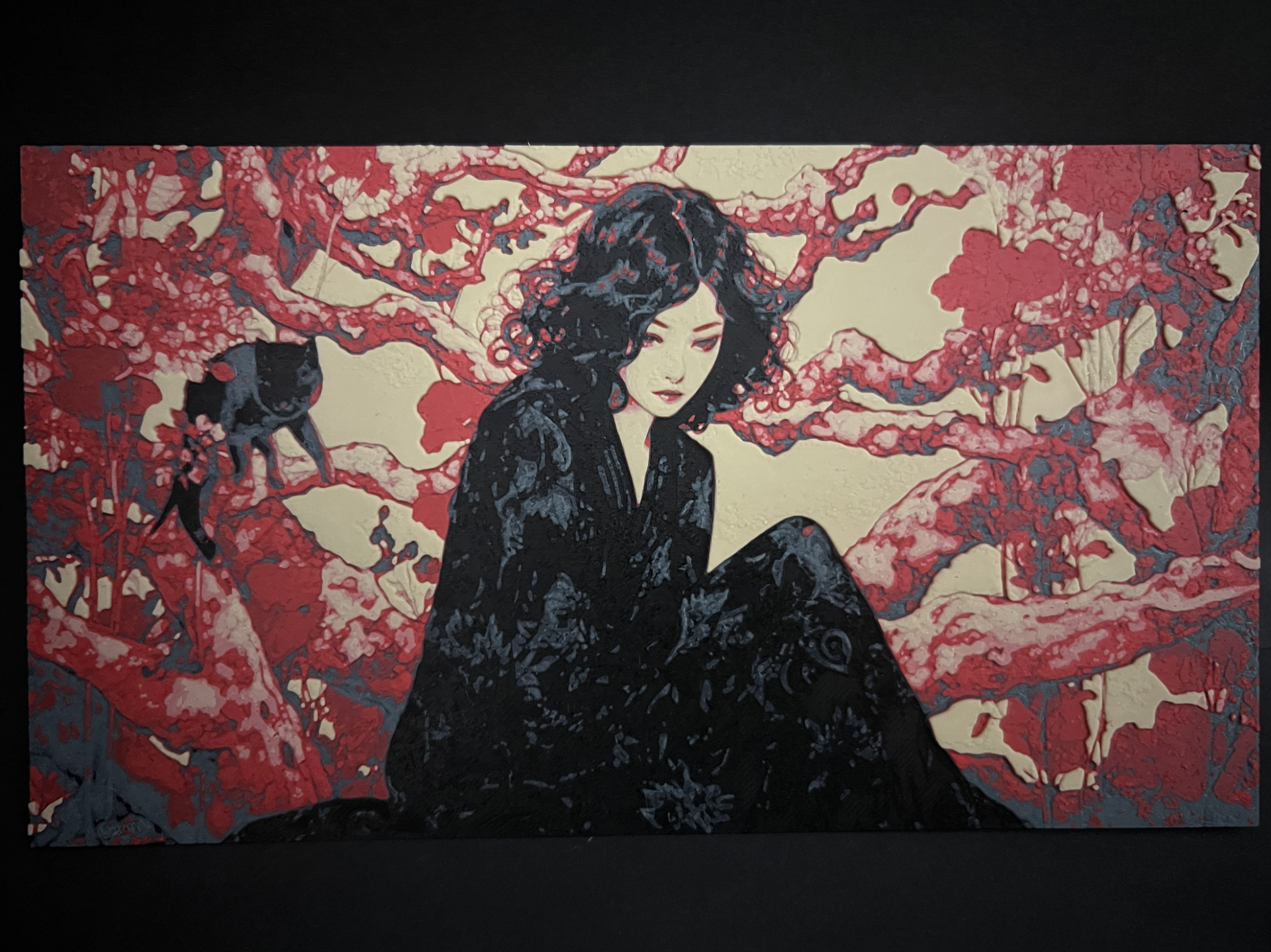 Japanese Woman Art Deco