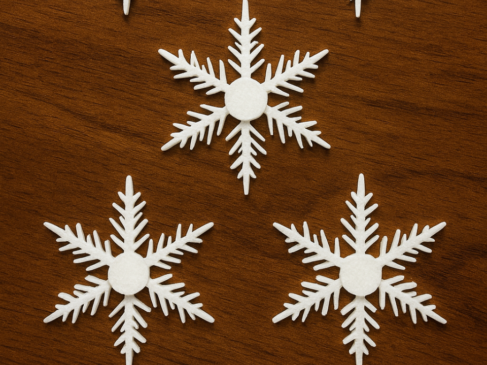 Schneeflocken Weihnachtsdekoration