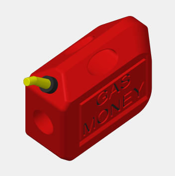 Gas Money Can - Ornament/Keychain