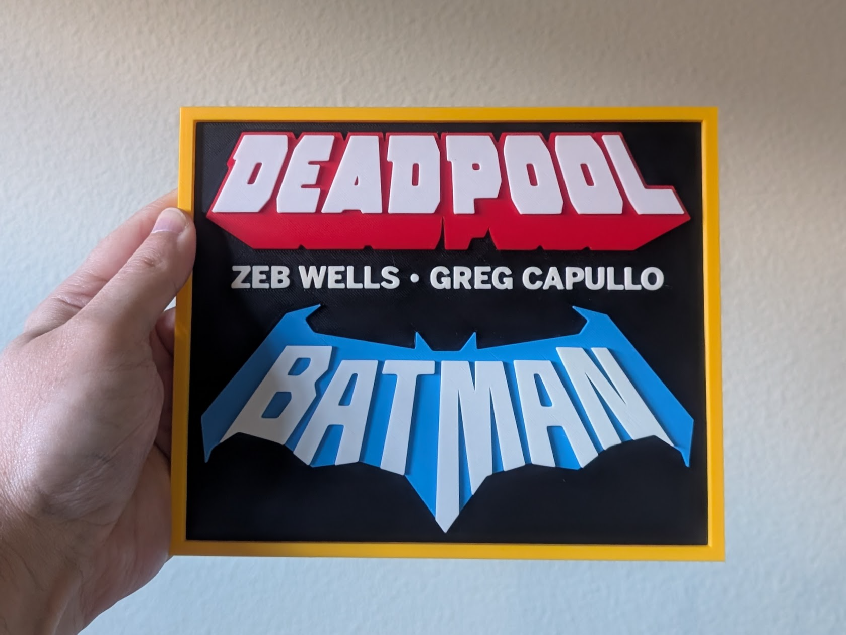 Deadpool - Batman Sign with Stand