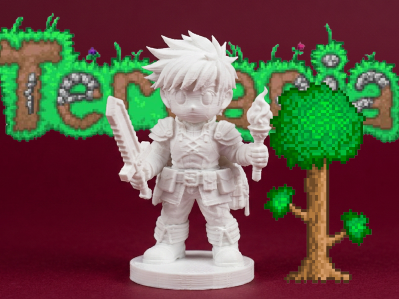 Terraria Hero – Fantasy Adventurer Mini Figurine