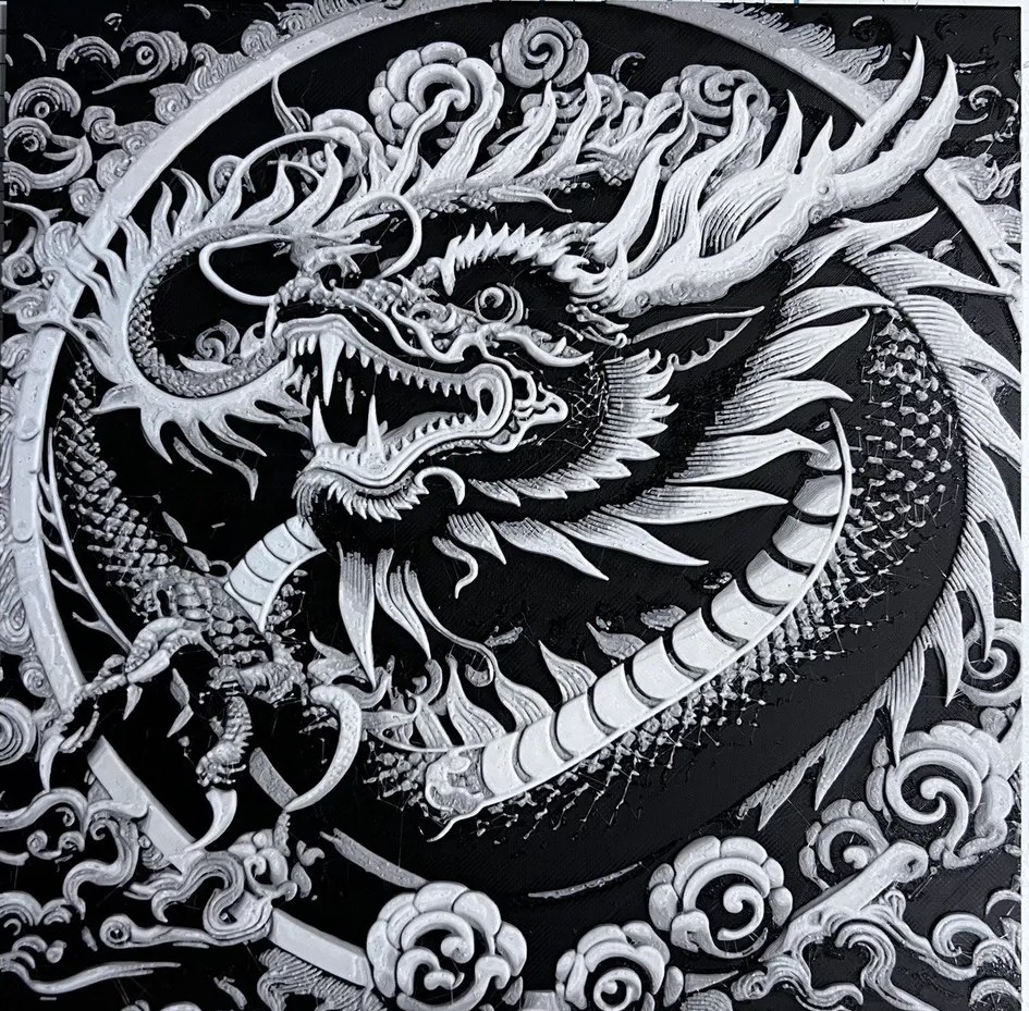 Dragon Chino Hueforge