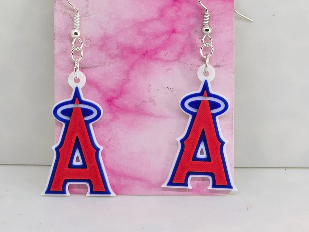 LA Angels Earrings