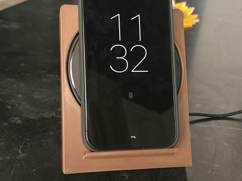Print-In-Place Collapsible Wireless Charger Stand
