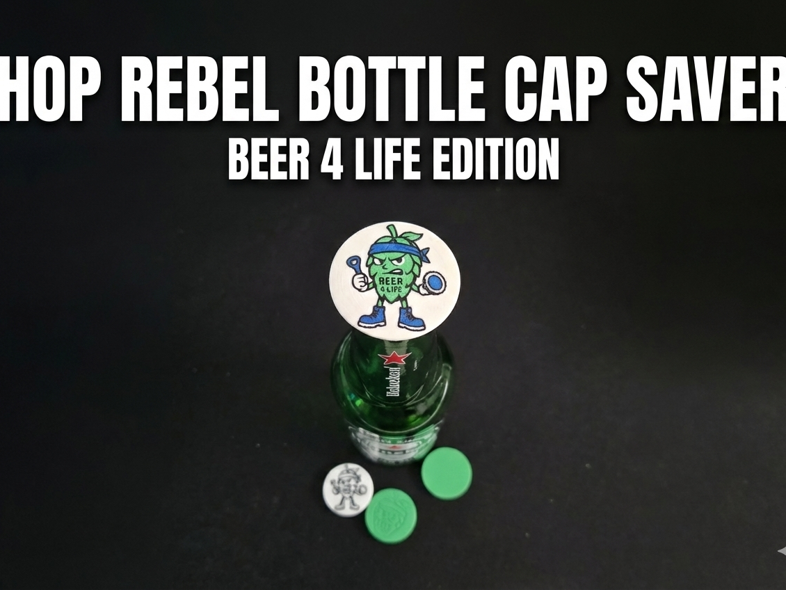 Hop Rebel Bottle Cap Saver – Beer 4 Life