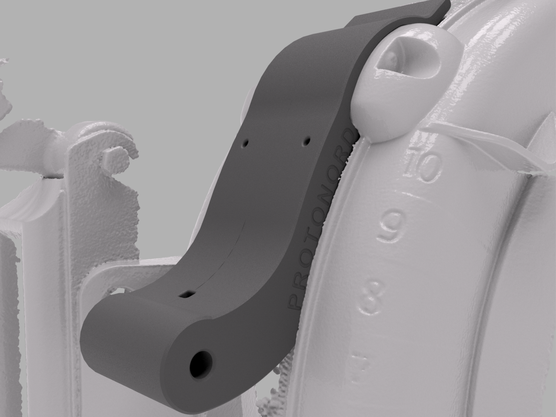 Concept2 PM5 mounting bracket