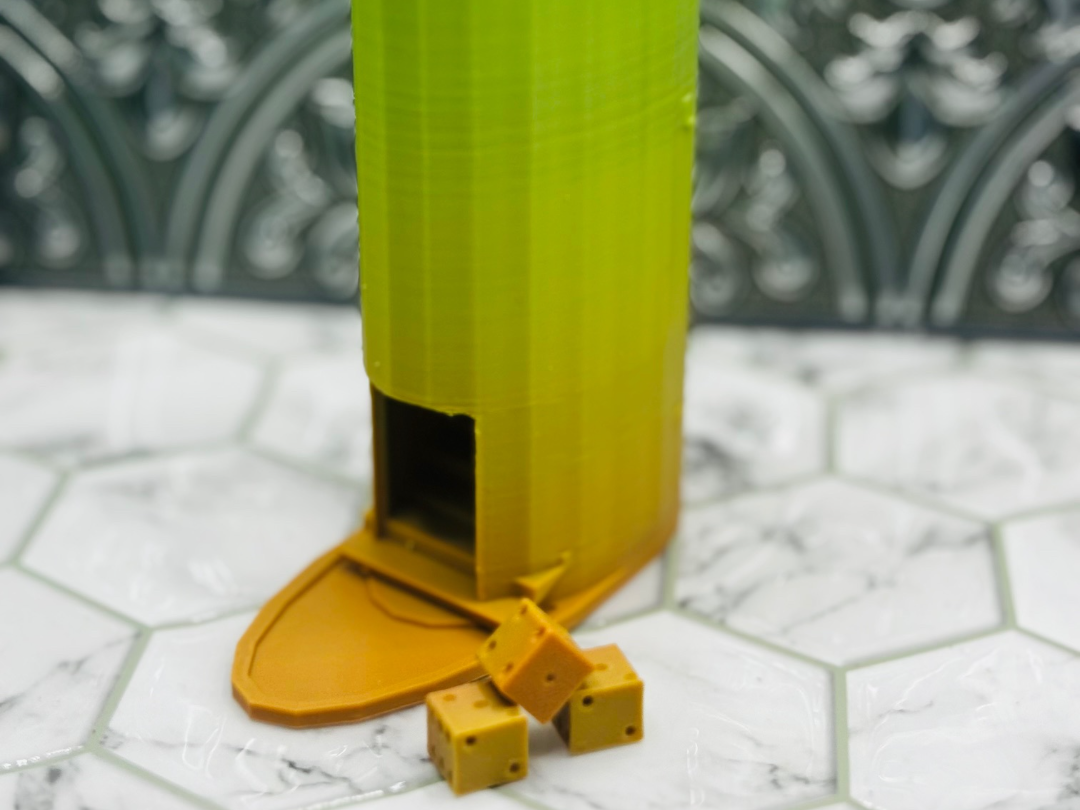 Miniature Dice Tower