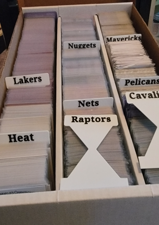 NBA Basketball Trading Card Dividers (All Teams)