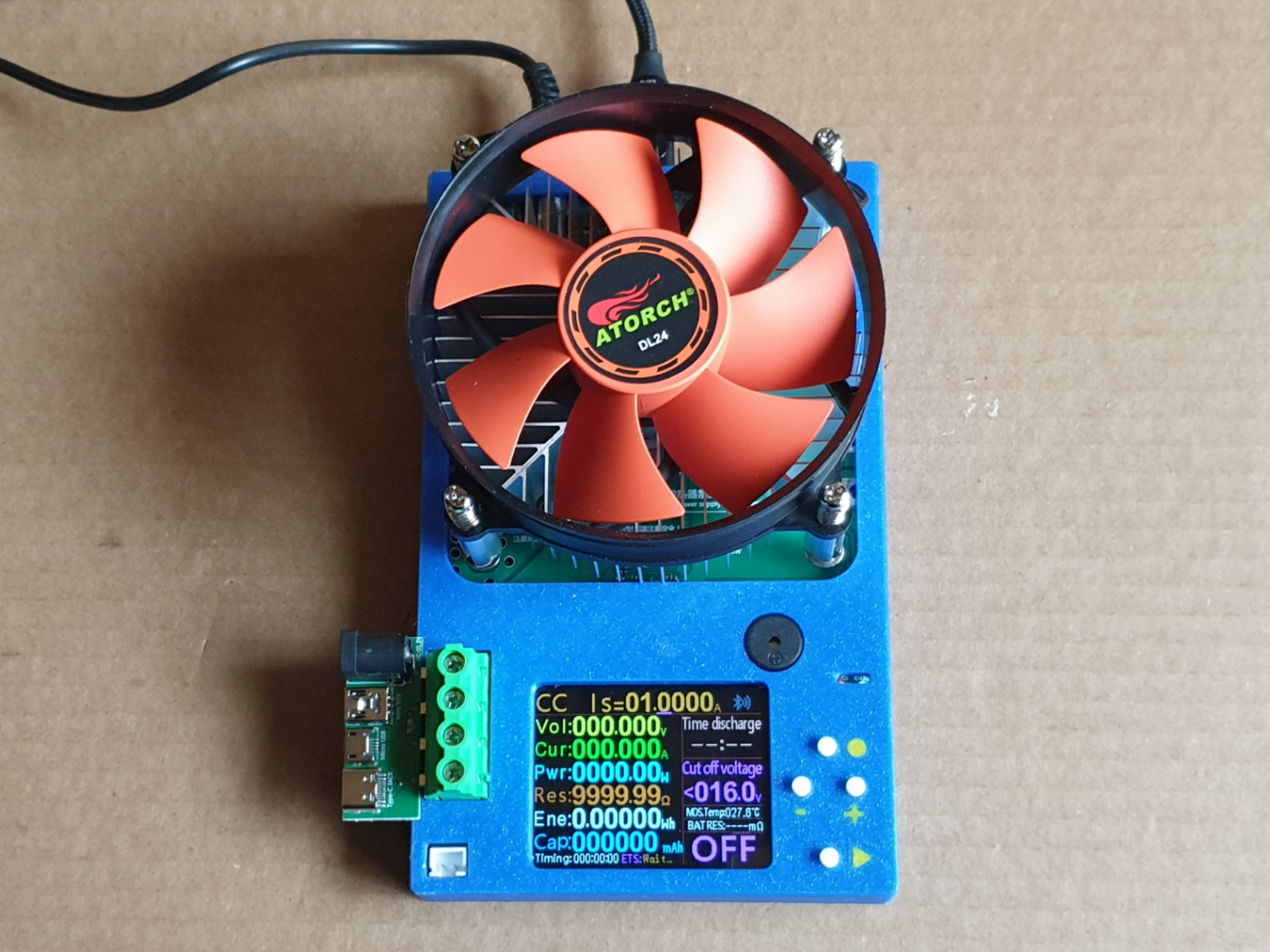 Battery Capacity Tester Box & Box