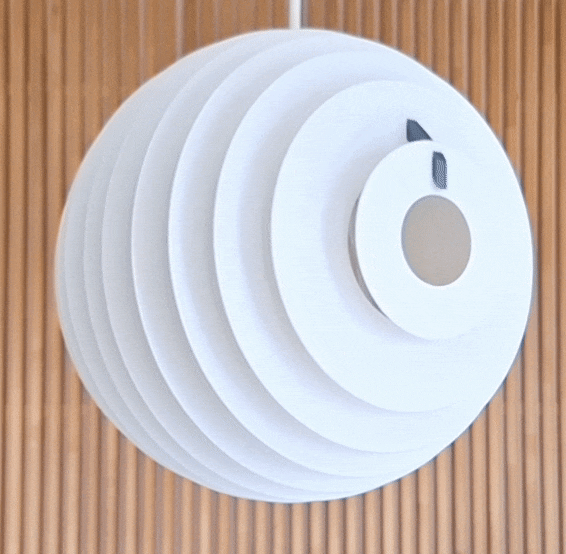 Sphere layered lamp