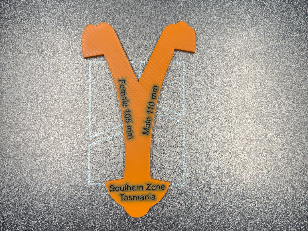 Tasmanian Rock Lobster Legal Size Gauge – Southern