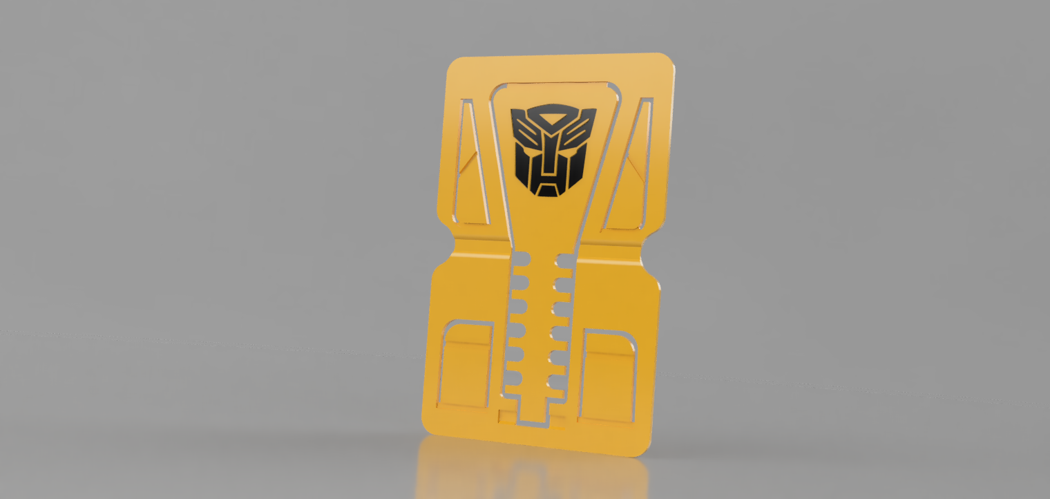Super-thin credit-card sized phone stand (<6g!)