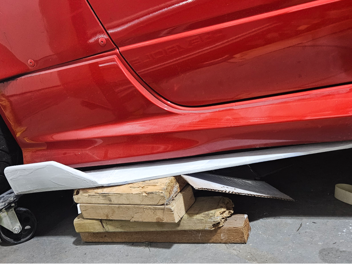 Side skirt canard universal