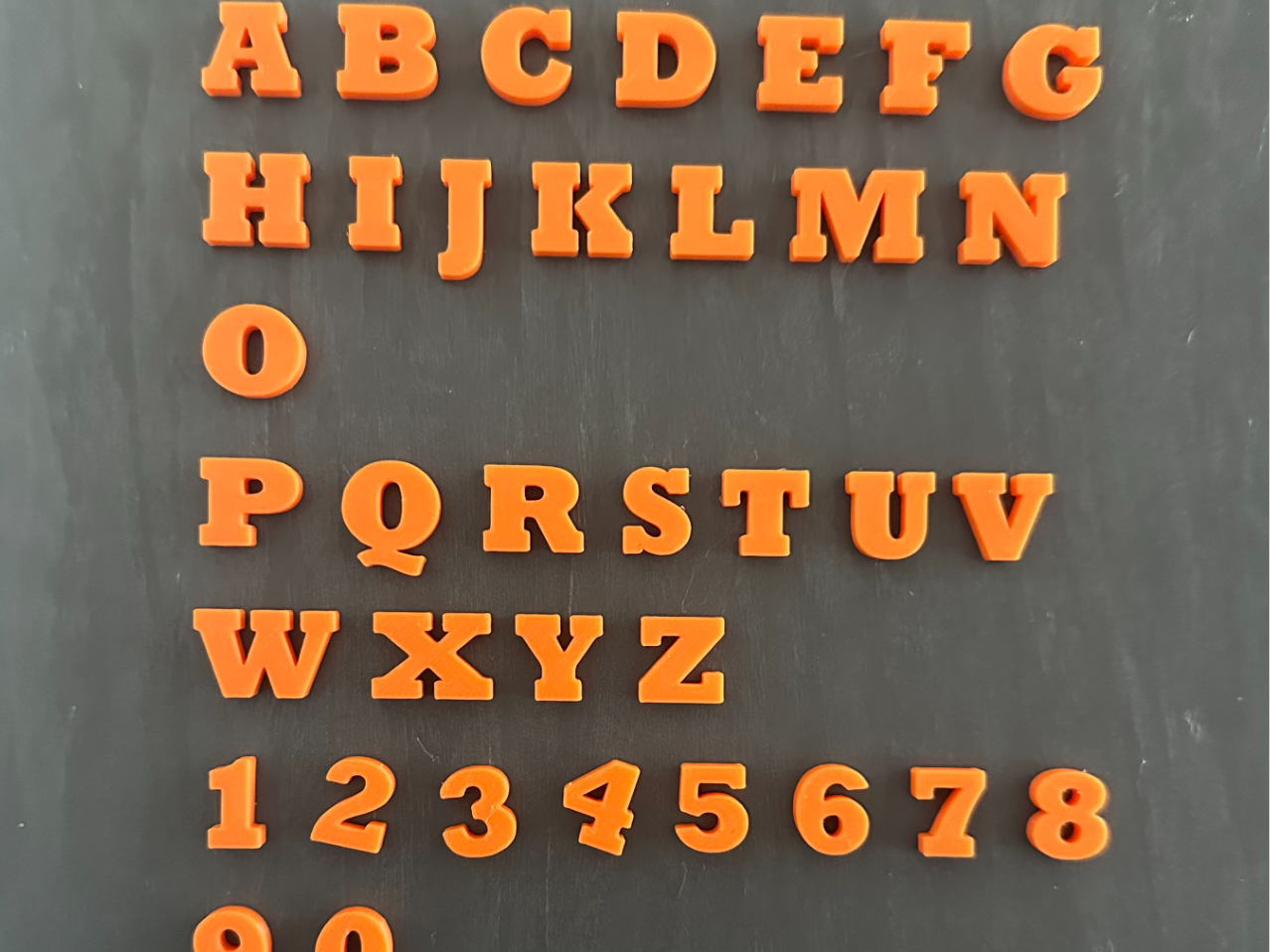 ABC Alphabet Rockwell Extra Bold style letters