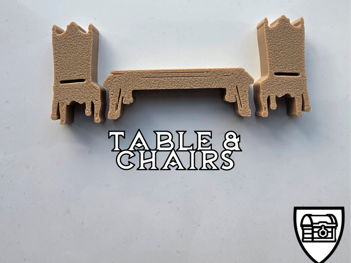 Tables and Chairs - Meeple Minis