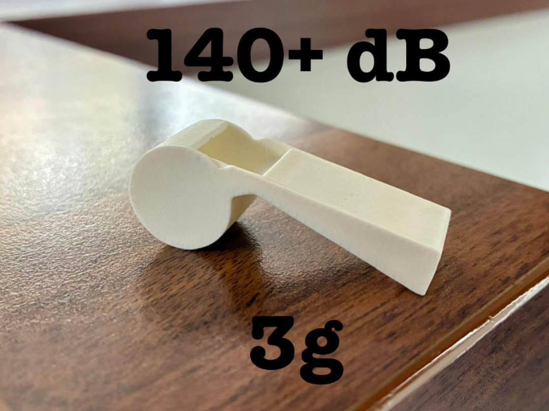“143dB Extreme Whistle – Insanely Loud