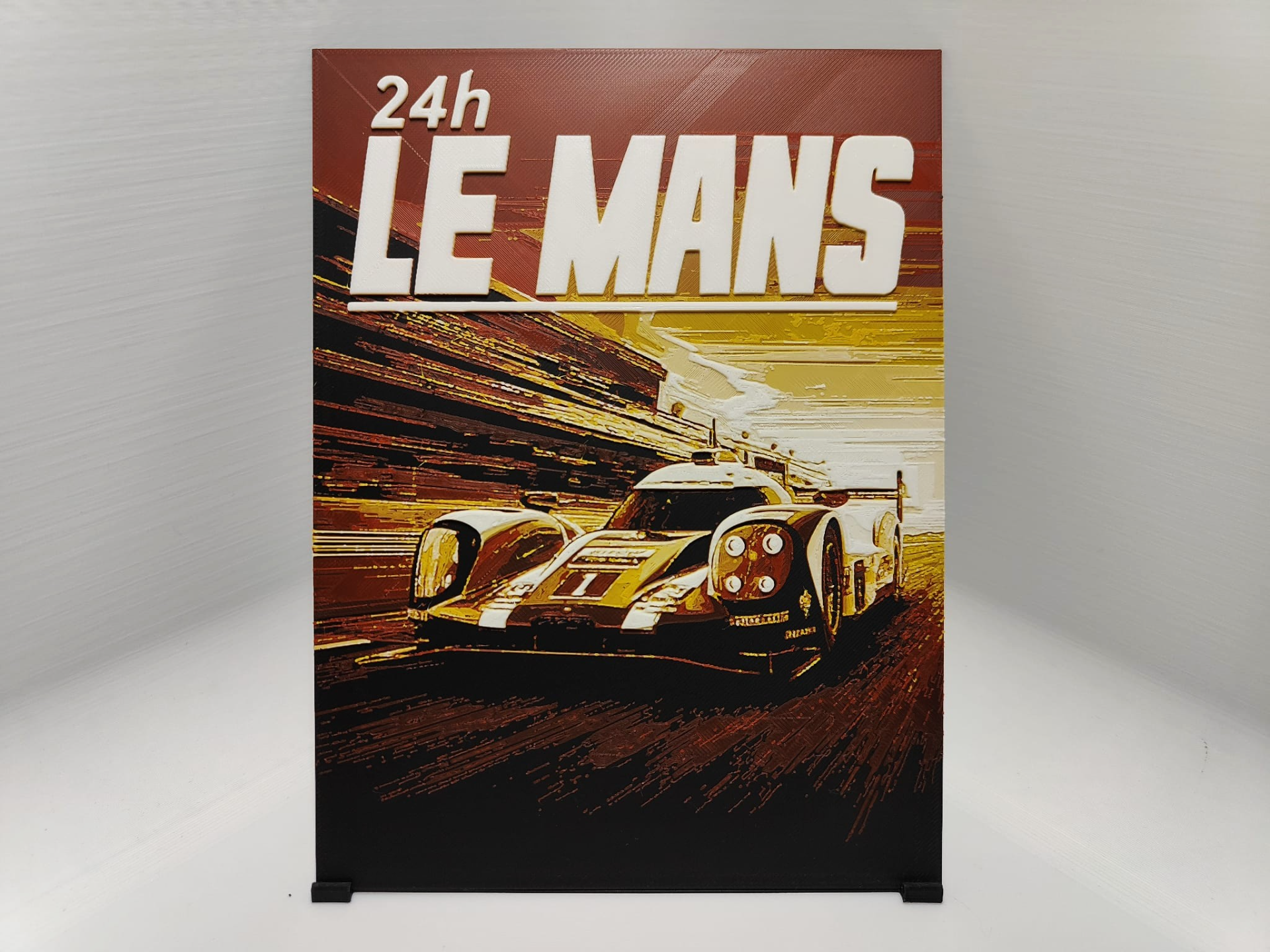 24h Le Mans Poster - Hueforge