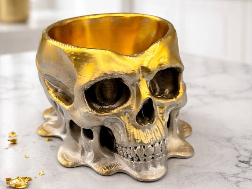 Melted Skull Bowl