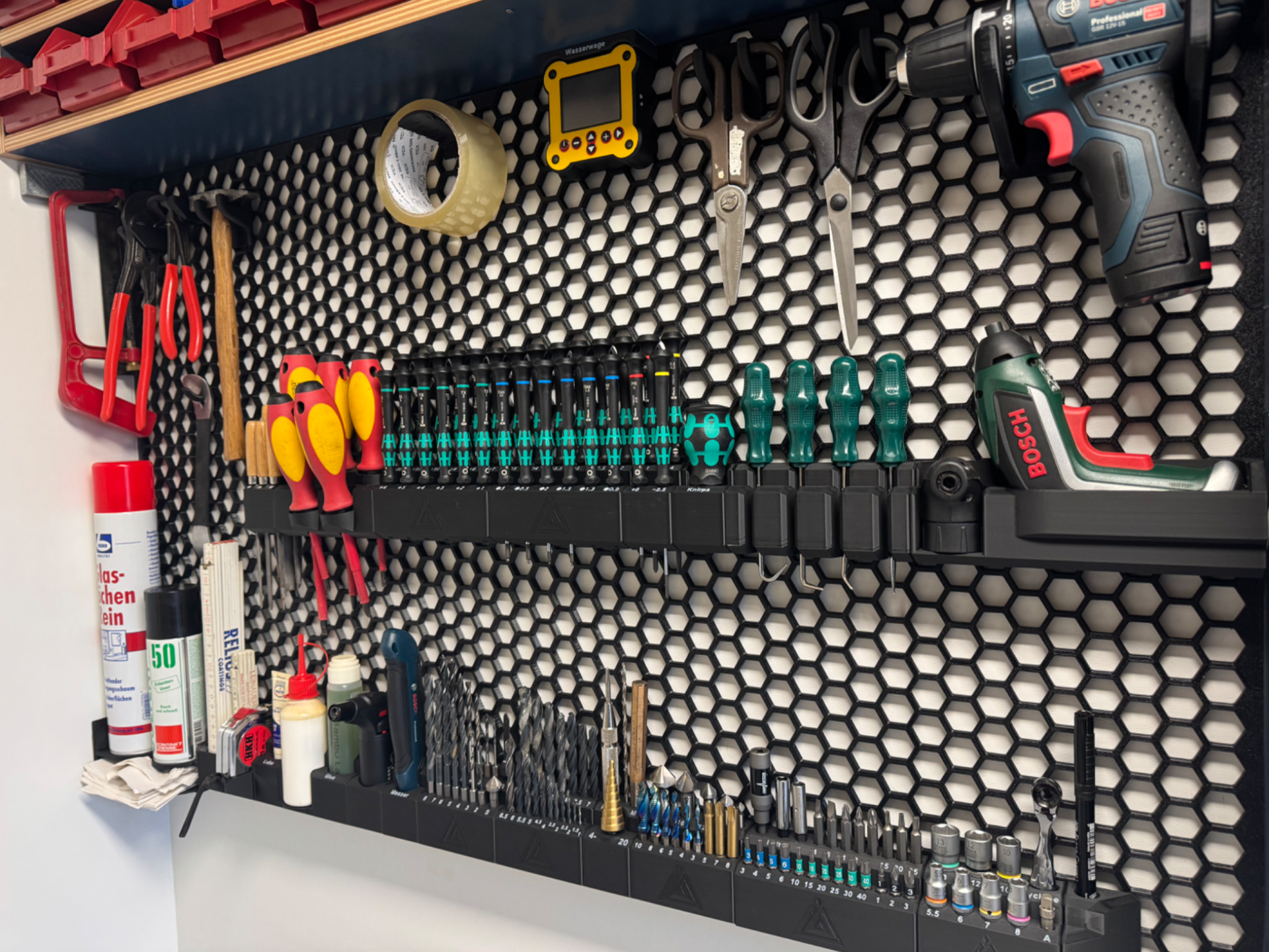 Honey Comb tool storage