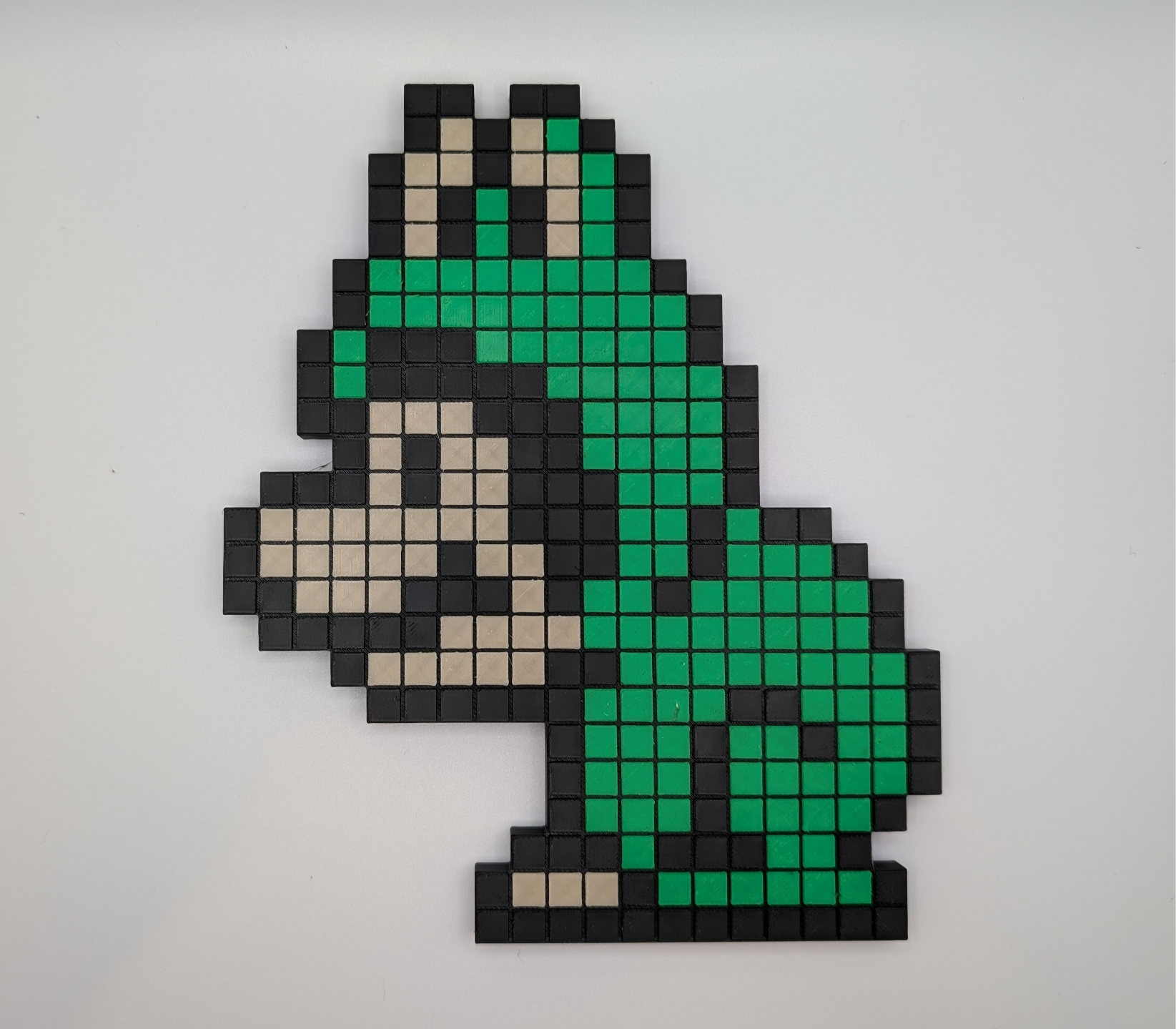 Pixel Art Model - Frog Suit Mario