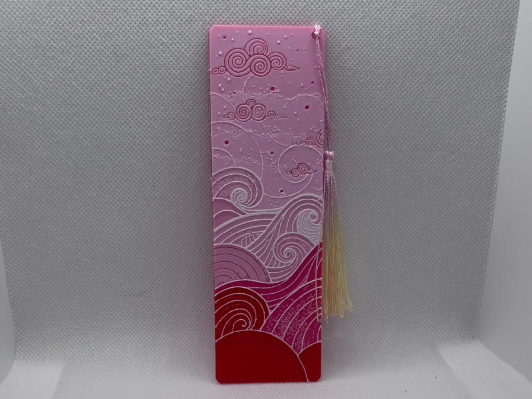 Pink Scenery Bookmark