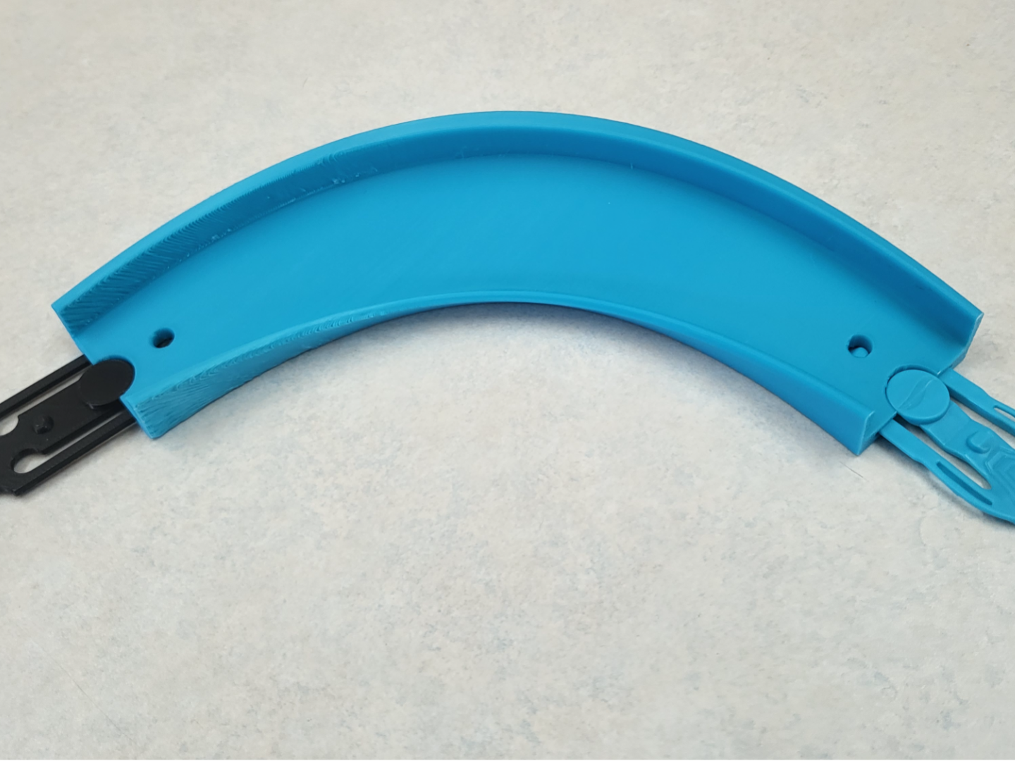 30° Banked 90 Curve Flat End - 1:64 Diecast comp