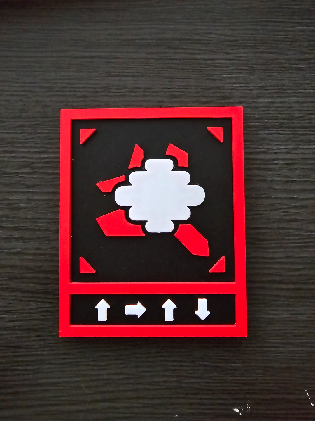 Magnetic Helldivers 2 Eagle Smoke Strike Plaque