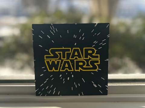Star Wars Logo in Light Speed