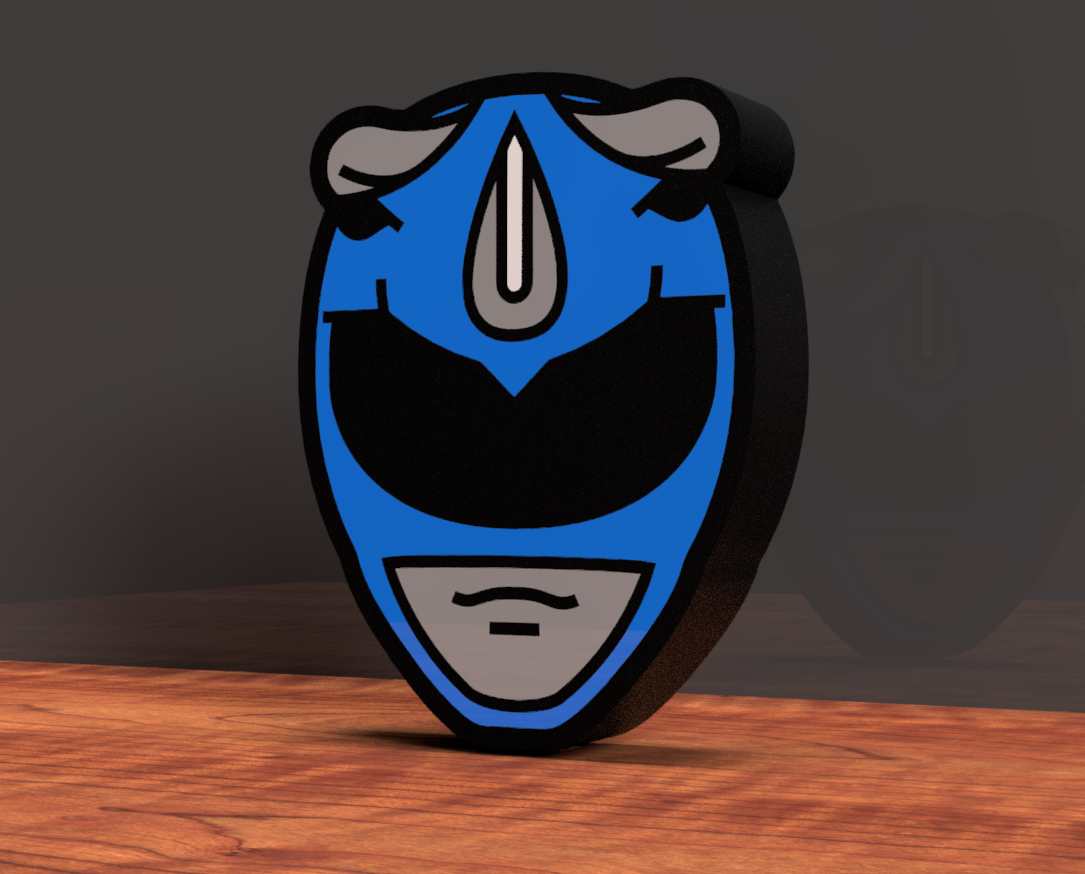 Power Rangers - Blue Ranger - Light Box