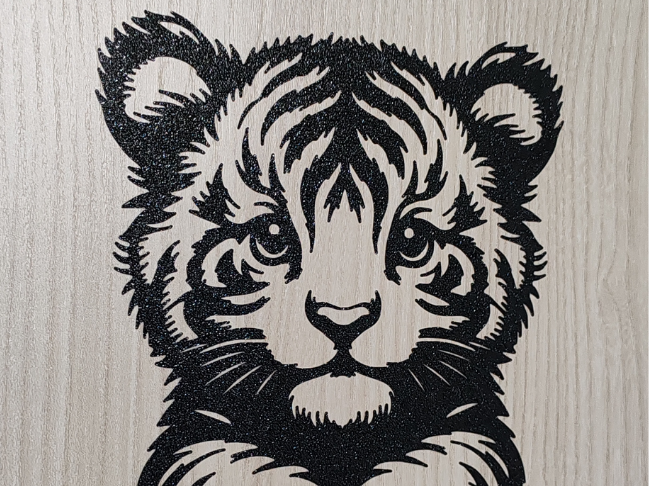 Tiger Cub 2d wall art