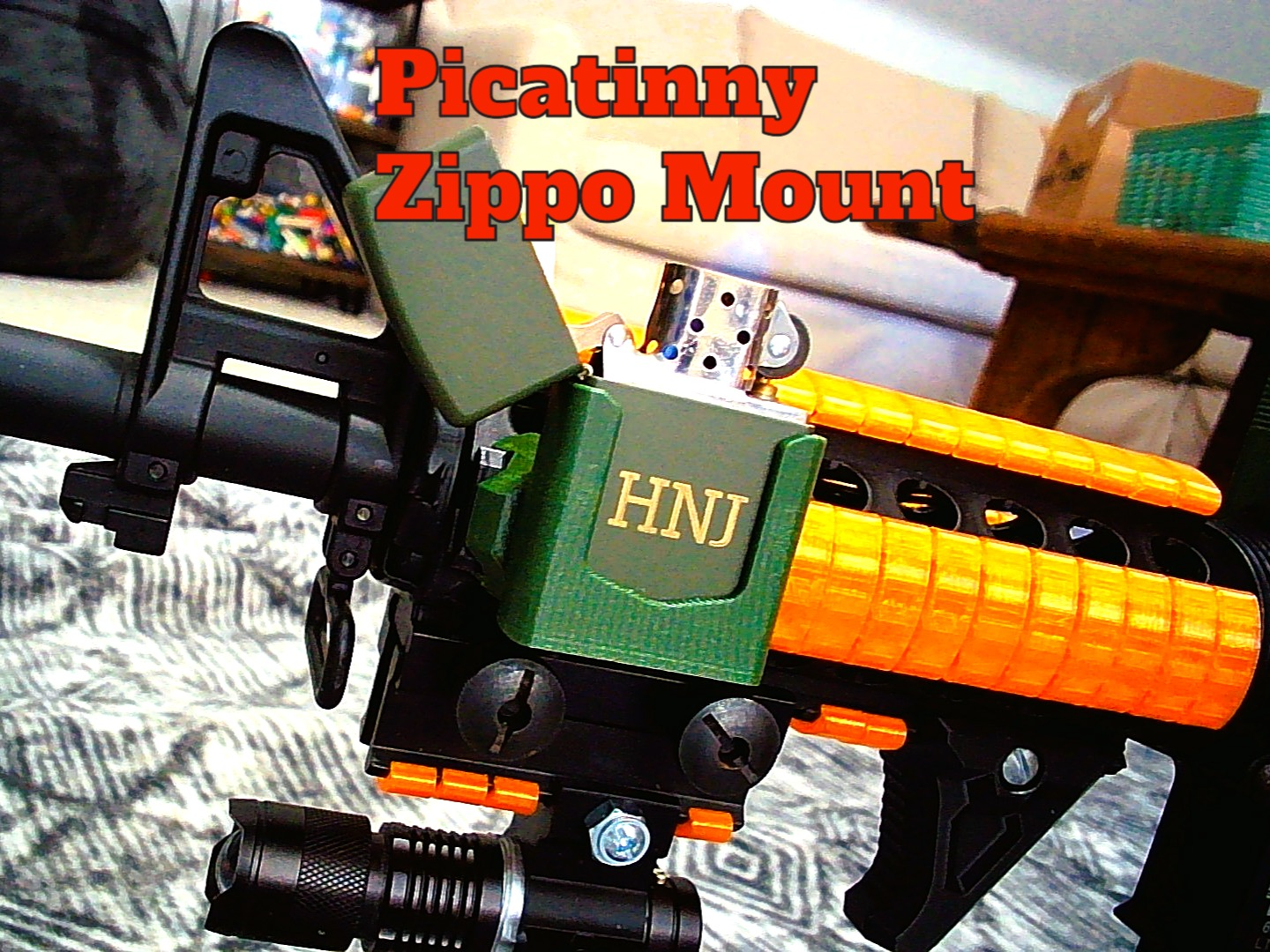 Picatinny Zippo Mount