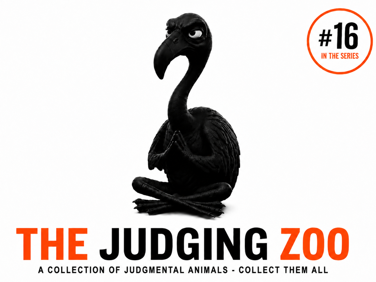 Flamingo Grumpy – The Judging Zoo #16 | Easy Print