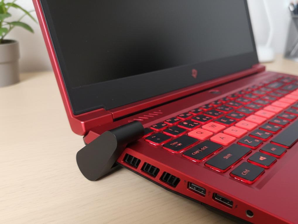 Laptop ergonomic and light riser