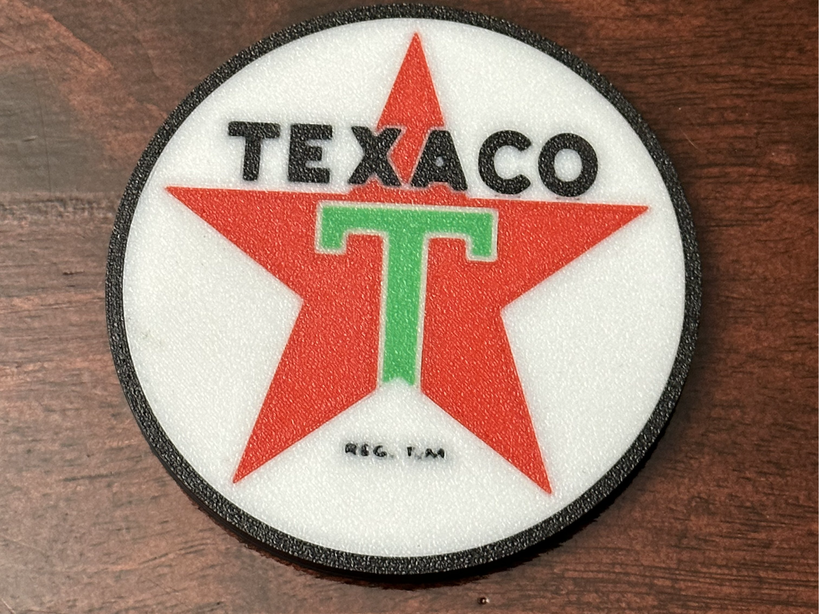 Texaco Gas Sign Coaster